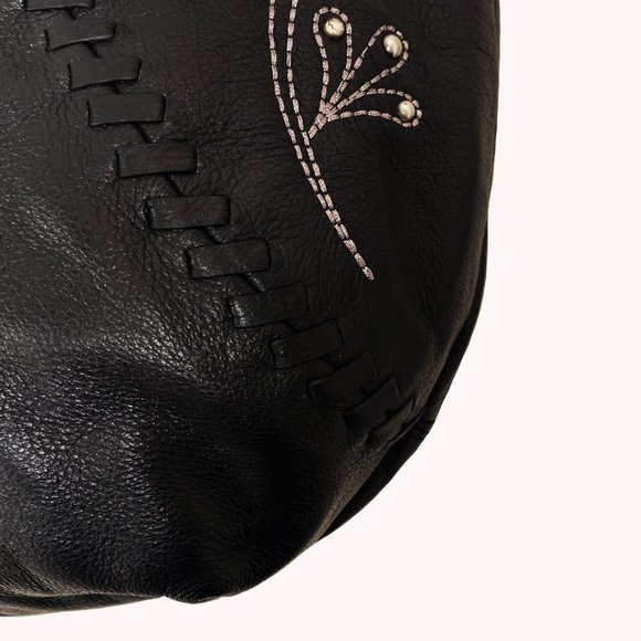 Fiore by Isabella Fiore Studded Floral Hobo - Picture 7 of 9